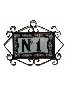 Reja para 2 letras +2 cenefas